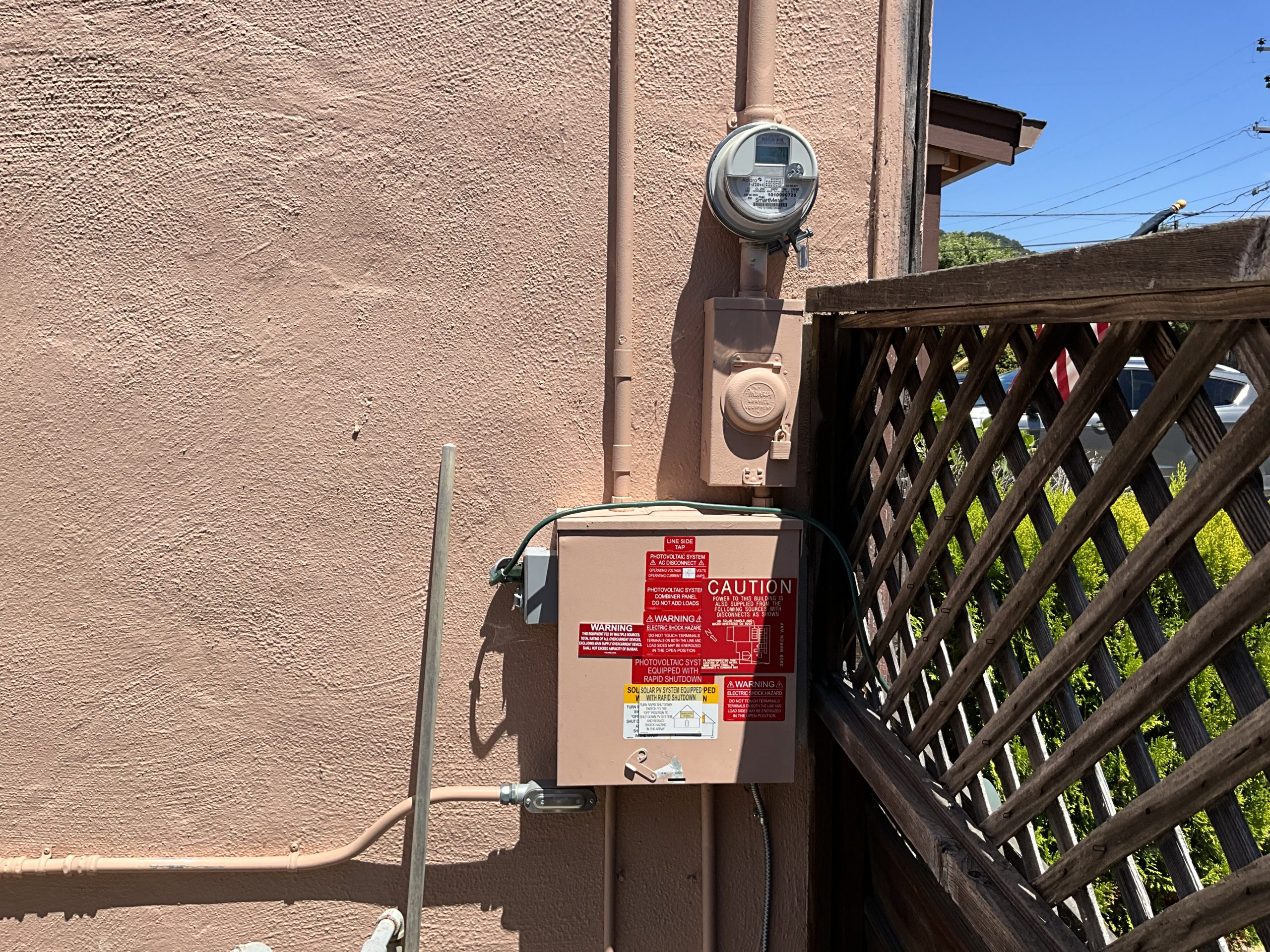 Lighting and power work on a job site in Fairfield, CA